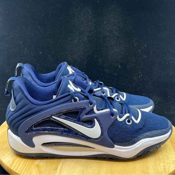 Nike KD 15 TB Midnight Navy Blue Basketball Shoes Mens Size 12.5 New DO9826-400 - Picture 5 of 10